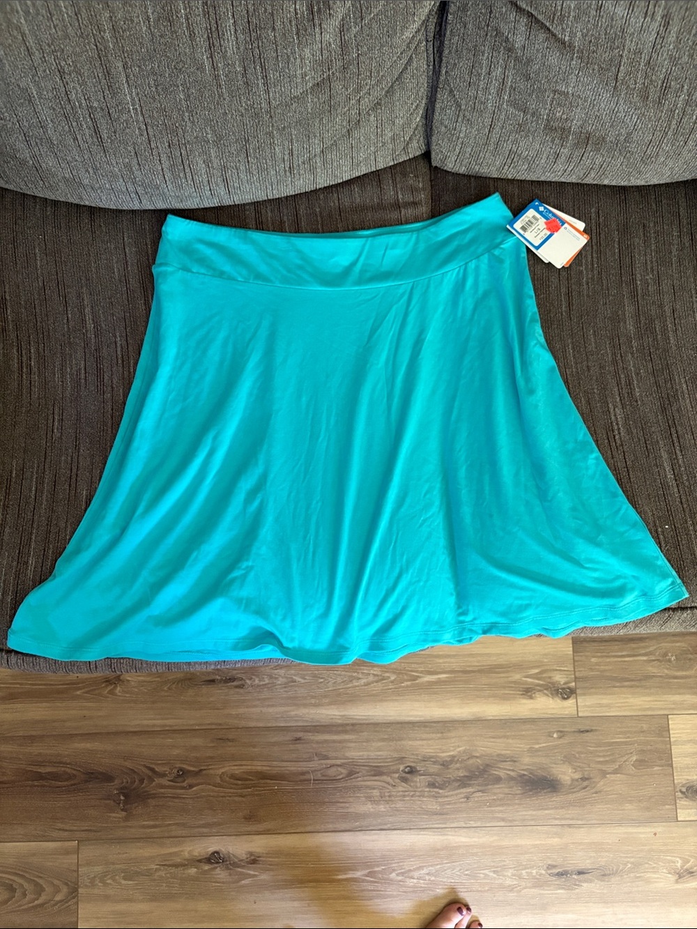 Columbia Teal Circle Skirt — Flowy Skater Style